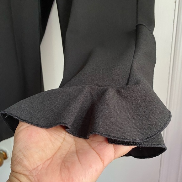 Alfani Dress Up Trousers with Bottom Ruffles and Elastic Waistband, Sz: 12 P - Picture 4 of 14